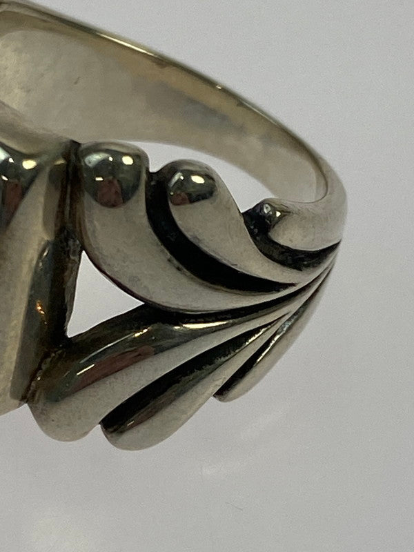 【中古品】【メンズ/レディース】 TJK ティー ジェー ケー SILVER RING シルバーリング 指輪 193-260420-KS-20-min カラー：シルバー 万代Net店