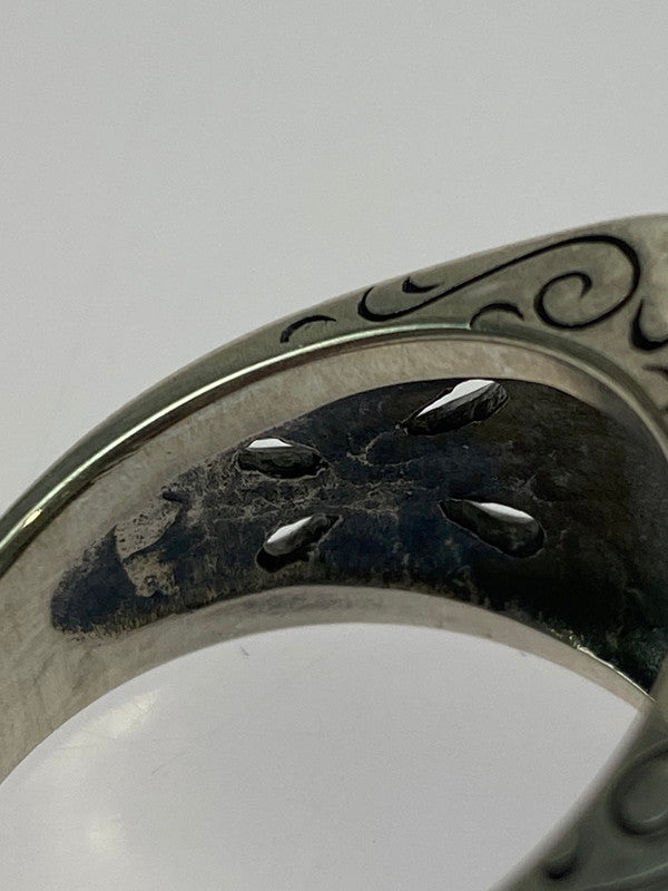 【中古品】【メンズ/レディース】 TJK ティー ジェー ケー SILVER RING シルバーリング 指輪 193-260420-KS-21-min カラー：シルバー 万代Net店