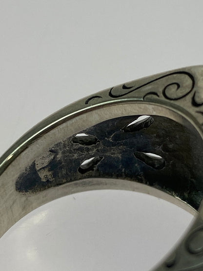 【中古品】【メンズ/レディース】 TJK ティー ジェー ケー SILVER RING シルバーリング 指輪 193-260420-KS-21-min カラー：シルバー 万代Net店