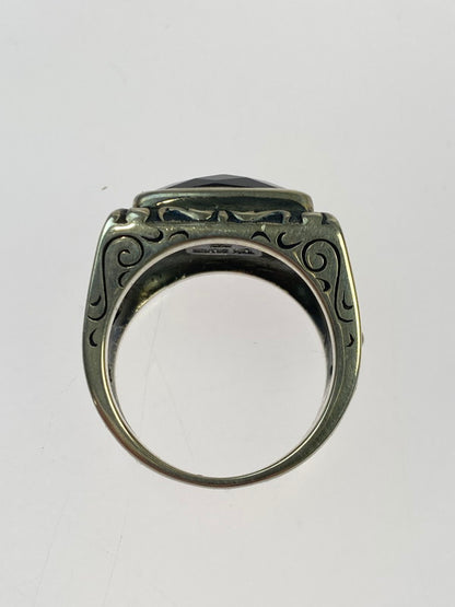 【中古品】【メンズ/レディース】 TJK ティー ジェー ケー SILVER RING シルバーリング 指輪 193-260420-KS-21-min カラー：シルバー 万代Net店
