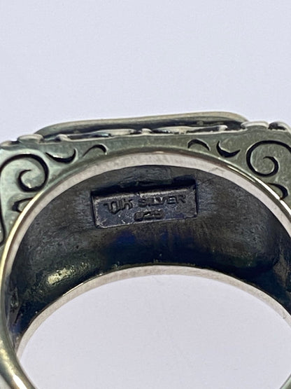 【中古品】【メンズ/レディース】 TJK ティー ジェー ケー SILVER RING シルバーリング 指輪 193-260420-KS-21-min カラー：シルバー 万代Net店
