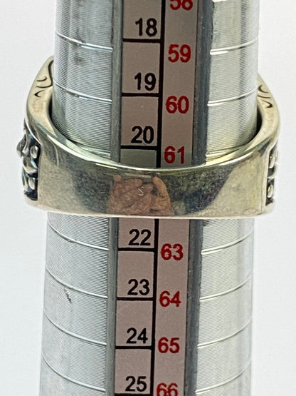 【中古品】【メンズ/レディース】 TJK ティー ジェー ケー SILVER RING シルバーリング 指輪 193-260420-KS-21-min カラー：シルバー 万代Net店