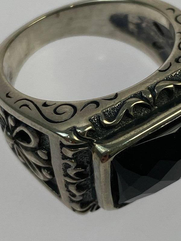 【中古品】【メンズ/レディース】 TJK ティー ジェー ケー SILVER RING シルバーリング 指輪 193-260420-KS-21-min カラー：シルバー 万代Net店