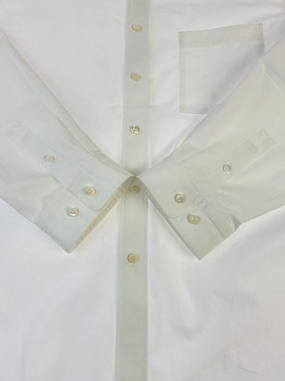 【中古品】【メンズ】 MAISON SPECIAL メゾンスペシャル SUVIN COTTON TYPEWRITER PRIME‐OVER SHIRT スビンコットン タイプライター プライムオーバー シャツ 長袖シャツ 140-260427-KS-19-min サイズ：1 カラー：ホワイト 万代Net店