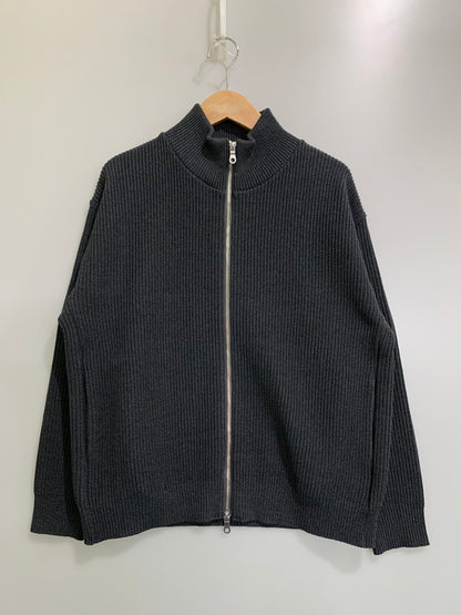 【中古品】【メンズ】 PUBLIC TOKYO パブリックトウキョウ BOUND WOOL LIGHT DRIVERS KNIT バウンドウール ライト ドライバーズニット メンズ トップス ジップアップ 140-260424-em-34-min サイズ：01 カラー：グレー 万代Net店