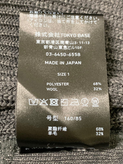 【中古品】【メンズ】 PUBLIC TOKYO パブリックトウキョウ BOUND WOOL LIGHT DRIVERS KNIT バウンドウール ライト ドライバーズニット メンズ トップス ジップアップ 140-260424-em-34-min サイズ：01 カラー：グレー 万代Net店