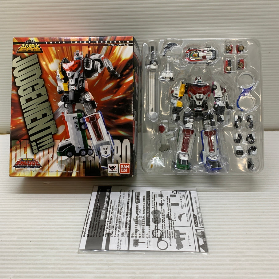 【中古品】 スーパーロボット超合金 デカレンジャーロボ フィギュア バンダイ おもちゃ 特撮 044-260619-em-09-min 万代Net店