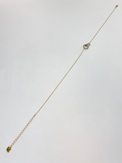 【中古品】【メンズ/レディース】 SWAROVSKI スワロフスキー DEXTERA PENDANT NECKLACE デクステラ ペンダント ネックレス 193-260428-KS-12-min カラー：ゴールド/シルバー 万代Net店