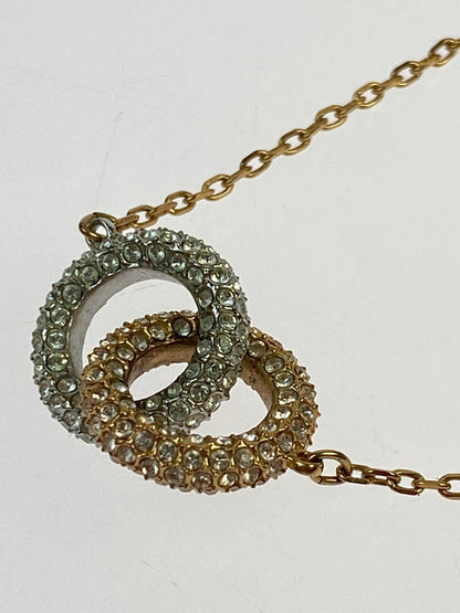【中古品】【メンズ/レディース】 SWAROVSKI スワロフスキー DEXTERA PENDANT NECKLACE デクステラ ペンダント ネックレス 193-260428-KS-12-min カラー：ゴールド/シルバー 万代Net店
