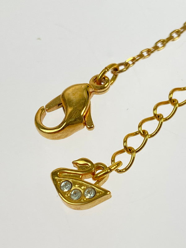 【中古品】【メンズ/レディース】 SWAROVSKI スワロフスキー DEXTERA PENDANT NECKLACE デクステラ ペンダント ネックレス 193-260428-KS-12-min カラー：ゴールド/シルバー 万代Net店