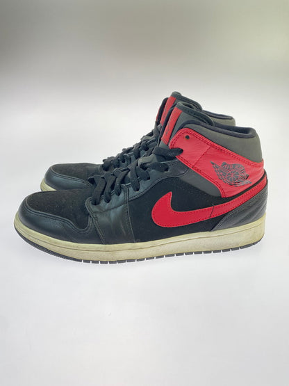 【中古品】【メンズ】 NIKE ナイキ AIR JORDAN 1 RETRO MID 554724-024 エア ジョーダン ワン レトロ ミッド 靴 シューズ スニーカー SNEAKER 160-260422-KS-16-min サイズ：27cm US9 カラー：ブラック/レッド 万代Net店