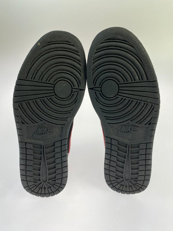 【中古品】【メンズ】 NIKE ナイキ AIR JORDAN 1 RETRO MID 554724-024 エア ジョーダン ワン レトロ ミッド 靴 シューズ スニーカー SNEAKER 160-260422-KS-16-min サイズ：27cm US9 カラー：ブラック/レッド 万代Net店