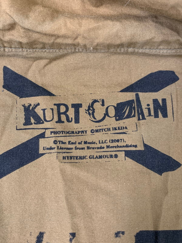 【中古品】【メンズ】 HYSTERIC GLAMOUR ヒステリックグラマー 90-00S KURT KOBAIN MODS COAT 4AC-0232 90年代～2000年代 カート コバーン モッズコート メンズ 140-260421-KS-16-min サイズ：M カラー：グリーンカーキ 万代Net店