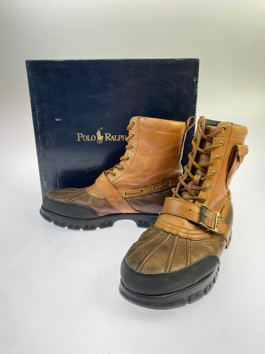【中古品】【メンズ】 RALPH LAUREN ラルフローレン ENGINEER BOOTS エンジニアブーツ メンズ 靴 165-260424-em-38-min サイズ：28.5cm カラー：ブラウン 万代Net店