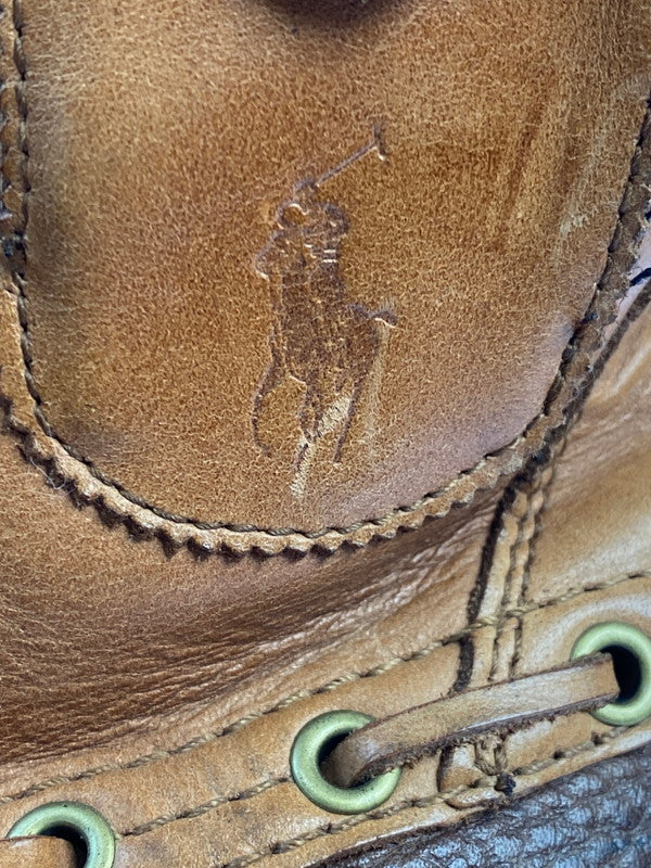 【中古品】【メンズ】 RALPH LAUREN ラルフローレン ENGINEER BOOTS エンジニアブーツ メンズ 靴 165-260424-em-38-min サイズ：28.5cm カラー：ブラウン 万代Net店
