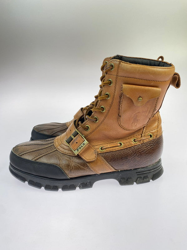 【中古品】【メンズ】 RALPH LAUREN ラルフローレン ENGINEER BOOTS エンジニアブーツ メンズ 靴 165-260424-em-38-min サイズ：28.5cm カラー：ブラウン 万代Net店
