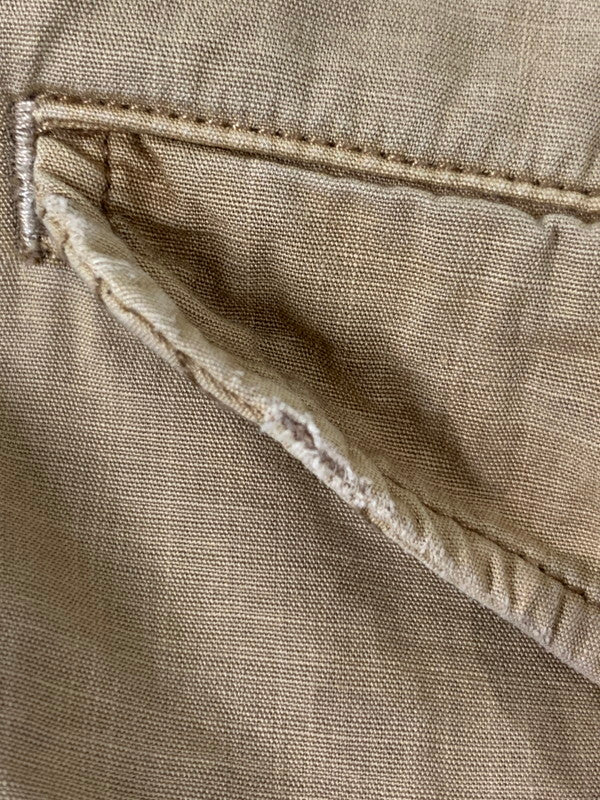 【中古品】【メンズ】 RALPH LAUREN ラルフローレン CARGO PANT MIL-J-4883A カーゴパンツ 157-260421-KS-18-min サイズ：42/30 カラー：ベージュ 万代Net店