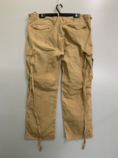 【中古品】【メンズ】 RALPH LAUREN ラルフローレン CARGO PANT MIL-J-4883A カーゴパンツ 157-260421-KS-18-min サイズ：42/30 カラー：ベージュ 万代Net店