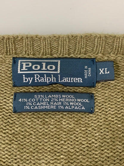 【中古品】【メンズ】 RALPH LAUREN ラルフローレン DUCK SWEATER ダックセーター メンズ トップス 146-260421-KS-35-min サイズ：XL カラー：グリーン系 万代Net店