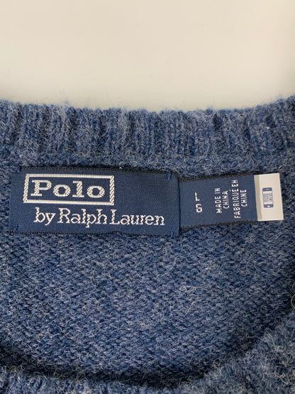 【中古品】【メンズ】 RALPH LAUREN ラルフローレン DUCK SWEATER ダック セーター メンズ トップス 146-260421-KS-34-min サイズ：L カラー：ブルー系 万代Net店