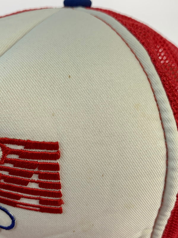 【中古品】【メンズ/レディース】 LA OLYMPIC 1984 MCDONALD'S CAP ロサンゼルス オリンピック マクドナルド メッシュ キャップ ヴィンテージ アメリカ 帽子 185-260424-em-13-min カラー：レッド 万代Net店