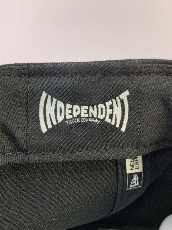 【中古品】【メンズ/レディース】 NEW ERA ニューエラ × INDEPENDENT インディペンデント SNAPBACK CAP スナップバック キャップ 帽子 185-260424-em-16-min カラー：ブラック 万代Net店