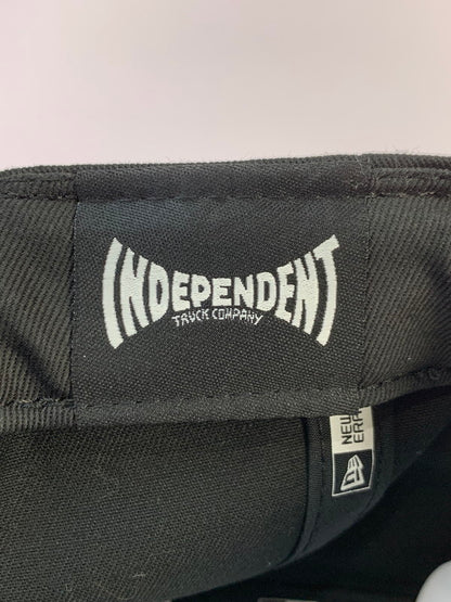 【中古品】【メンズ/レディース】 NEW ERA ニューエラ × INDEPENDENT インディペンデント SNAPBACK CAP スナップバック キャップ 帽子 185-260424-em-16-min カラー：ブラック 万代Net店