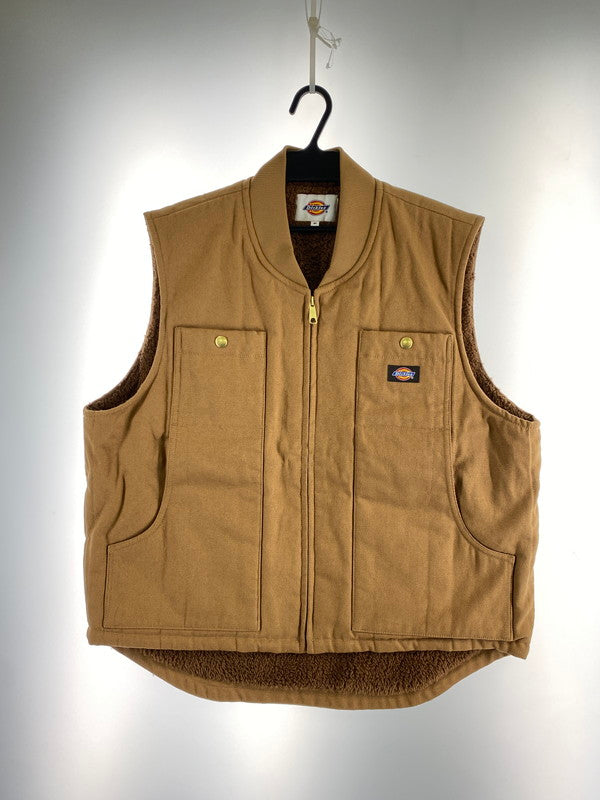 【中古品】【メンズ】 DICKIES ディッキーズ INSULATED DUCK VEST 80821100 インシュレイテッド ダック ベスト メンズ アウター トップス 147-260427-KS-26-min サイズ：M カラー：ブラウン 万代Net店