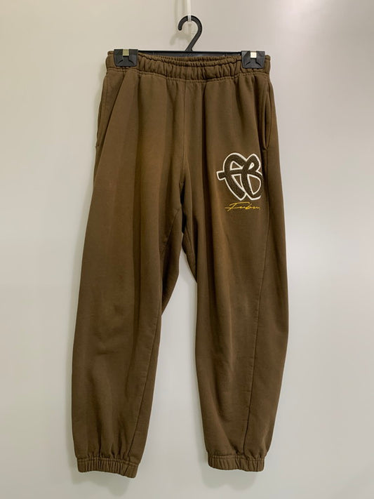 【中古品】【メンズ】 FUBU フブ SWEAT PANTS FAM-42506 スウェットパンツ ボトムス 153-260425-SH-01-min サイズ：M カラー：ブラウン 万代Net店