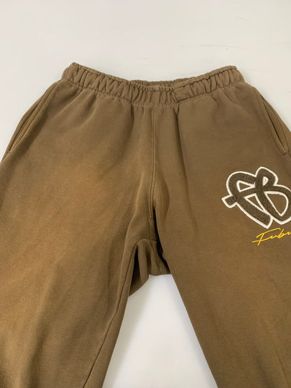 【中古品】【メンズ】 FUBU フブ SWEAT PANTS FAM-42506 スウェットパンツ ボトムス 153-260425-SH-01-min サイズ：M カラー：ブラウン 万代Net店