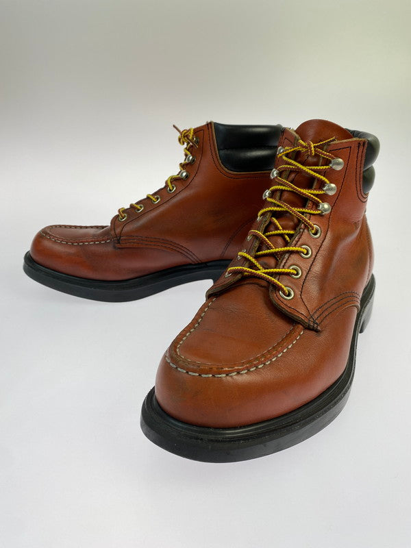 レッドウィング ブーツ美品 RED WING 943 / レッドウィング 牛革 ステッチダウン製法 ダーク
