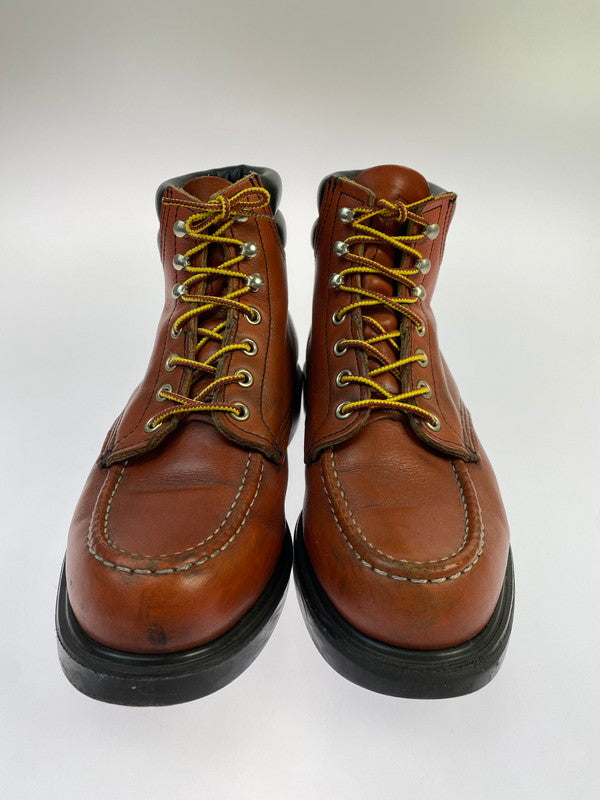 【中古品】【メンズ】 REDWING レッドウィング SUPERSOLE MOC-TOE BOOTS 8804 スーパーソール モックトゥ ブーツ 靴 164-260422-KS-32-min サイズ：26cm US8 カラー：ブラウン系 万代Net店