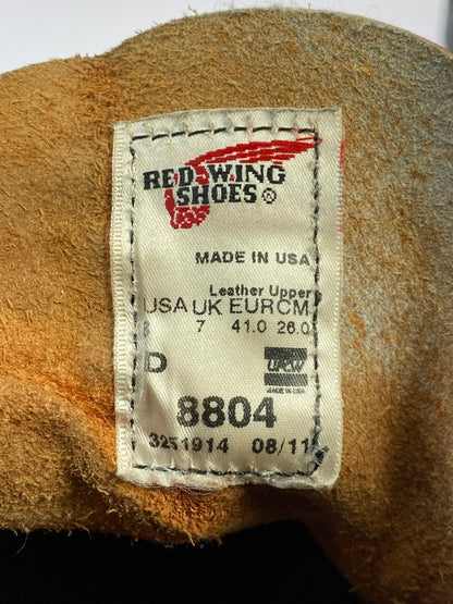 【中古品】【メンズ】 REDWING レッドウィング SUPERSOLE MOC-TOE BOOTS 8804 スーパーソール モックトゥ ブーツ 靴 164-260422-KS-32-min サイズ：26cm US8 カラー：ブラウン系 万代Net店