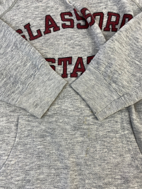 【現状渡し品】【メンズ】 CHAMPION チャンピオン 80S トリコタグ GRASSBORO STATE HOODIE プルオーバーパーカー 146-260604-AS-28-min サイズ：L カラー：グレー 万代Net店