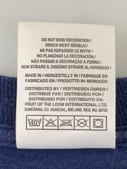 【中古品】【メンズ】 MANIC STREET PREACHERS マニックストリートプリーチャーズ CUBA FLAG KNOW YOUR ENEMY PROMO TEE キューバフラッグノーユアエネミープロモティーシャツ 146-260425-SH-29-min サイズ：S カラー：ネイビー 万代Net店