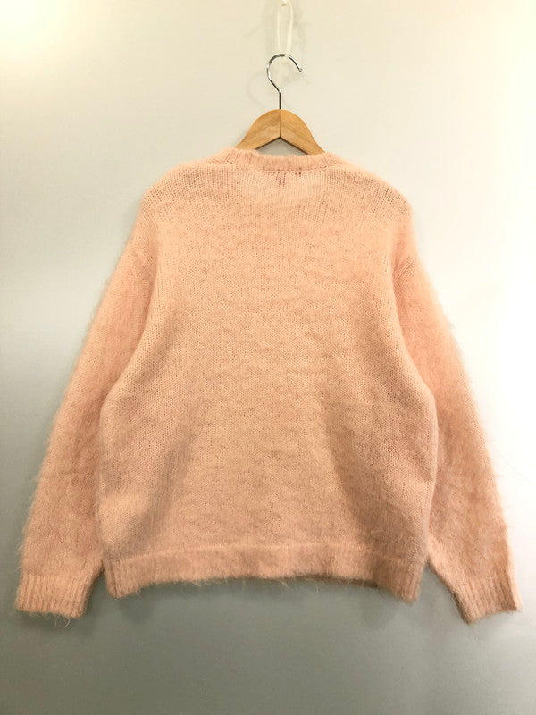 【中古品】【メンズ】 SUPREME シュプリーム BRUSHED MOHAIR SWEATER ブラッシュ モヘア セーター トップス 149-260424-jt-06-min サイズ：M カラー：LIGHT PINK 万代Net店