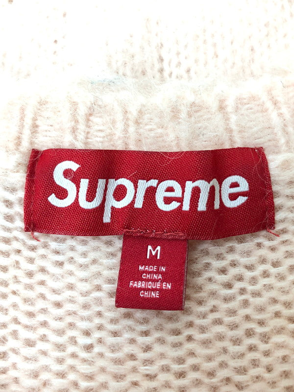 【中古品】【メンズ】 SUPREME シュプリーム BRUSHED MOHAIR SWEATER ブラッシュ モヘア セーター トップス 149-260424-jt-06-min サイズ：M カラー：LIGHT PINK 万代Net店
