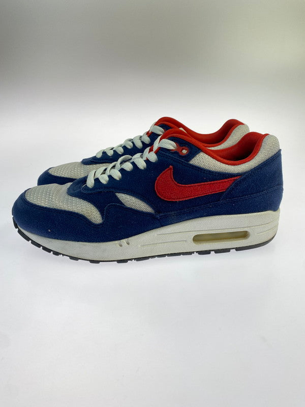 【中古品】【メンズ】 NIKE ナイキ ID AIR MAX 1 943756-972 アイディー エア マックス ワン 靴 シューズ スニーカー SNEAKER 160-260422-KS-07-min サイズ：25.5cm US7.5 カラー：ブルー/ホワイト/レッド 万代Net店