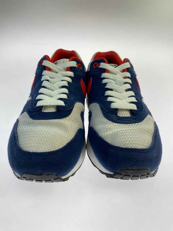 【中古品】【メンズ】 NIKE ナイキ ID AIR MAX 1 943756-972 アイディー エア マックス ワン 靴 シューズ スニーカー SNEAKER 160-260422-KS-07-min サイズ：25.5cm US7.5 カラー：ブルー/ホワイト/レッド 万代Net店
