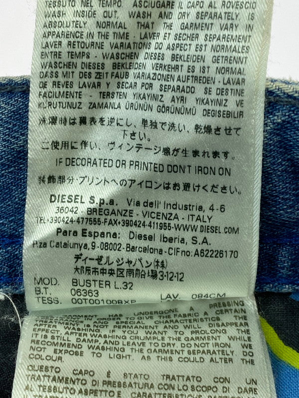 【現状渡し品】【メンズ】 DIESEL ディーゼル BUSTER JEANS 084CM バスター ジーンズ メンズ ボトムス デニムパンツ 152-260428-KS-28-min サイズ：W33 L32 カラー：ブルー 万代Net店