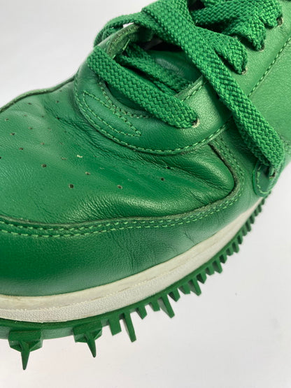 【中古品】【メンズ】 NIKE ナイキ OFF-WHITE AIR FORCE 1 MID SP LTHR DR0500-300 オフホワイト エアフォース ワン ミッド エスピー レザー 靴 シューズ スニーカー 160-260422-KS-12-min サイズ：28cm US10 カラー：グリーン 万代Net店