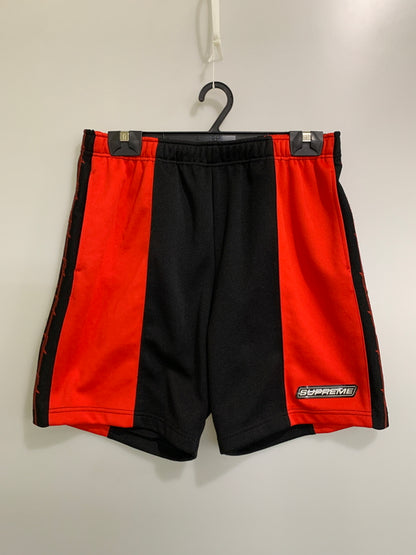 【中古品】【メンズ】 SUPREME シュプリーム 19SS BARBED WIRE ATHLETIC SHORT ショートパンツ ボトムス 149-260604-AS-42-min サイズ：S カラー：ブラック/レッド 万代Net店