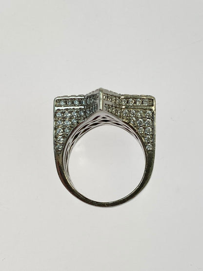 【中古品】【メンズ/レディース】 AVARANCHE アヴァランチ STAR RING スターリング 指輪 192-260428-KS-10-min カラー：シルバー 万代Net店