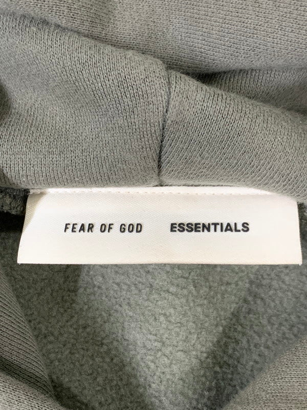 【中古品】【メンズ】 FEAR OF GOD ESSENTIALS フィア オブ ゴッド エッセンシャルズ STATE HOODIE ステート フーディー パーカー メンズ トップス 142-260424-em-35-min サイズ：S カラー：カーキ 万代Net店