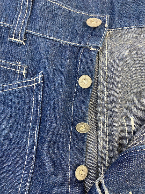 【中古品】【メンズ】 YMCLKY ワイエムシーエルケーワイ DENIM PAINTER PANTS デニム ペインター パンツ メンズ ボトムス ジーンズ 156-260428-KS-31-min サイズ：33×33 カラー：ブルー 万代Net店