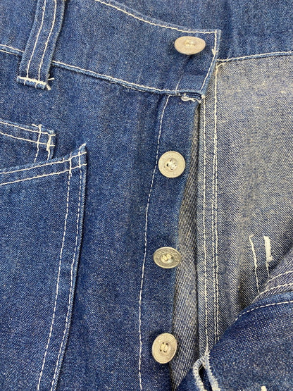 【中古品】【メンズ】 YMCLKY ワイエムシーエルケーワイ DENIM PAINTER PANTS デニム ペインター パンツ メンズ ボトムス ジーンズ 156-260428-KS-31-min サイズ：33×33 カラー：ブルー 万代Net店