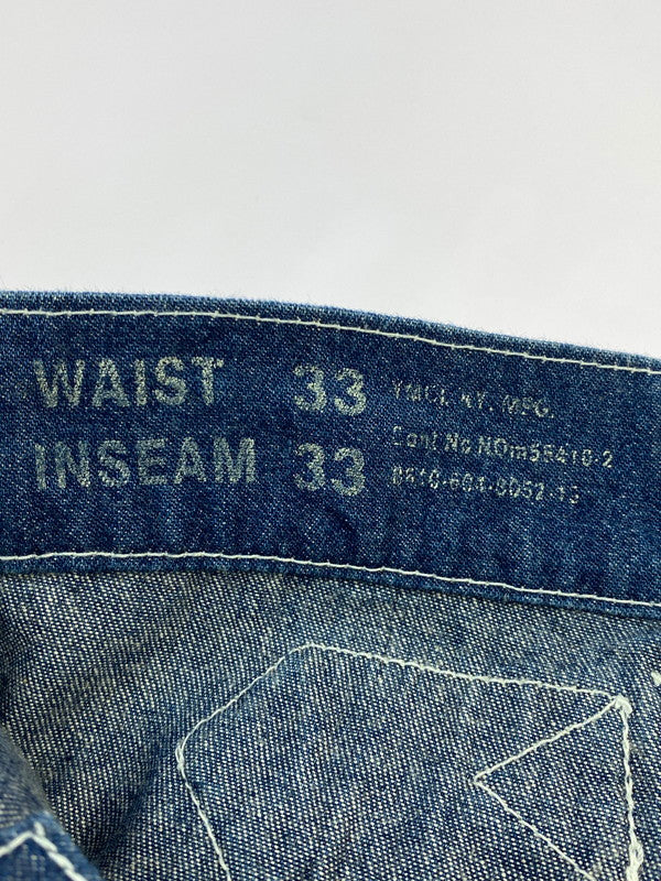 【中古品】【メンズ】 YMCLKY ワイエムシーエルケーワイ DENIM PAINTER PANTS デニム ペインター パンツ メンズ ボトムス ジーンズ 156-260428-KS-31-min サイズ：33×33 カラー：ブルー 万代Net店