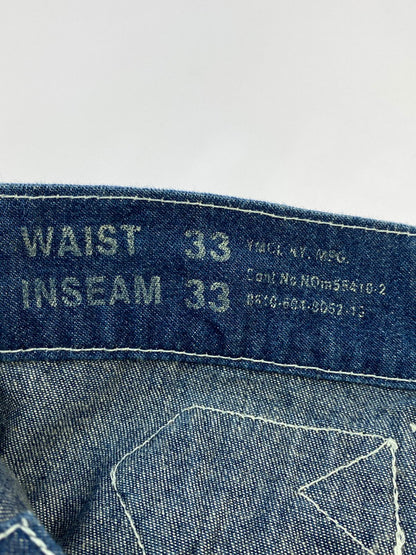 【中古品】【メンズ】 YMCLKY ワイエムシーエルケーワイ DENIM PAINTER PANTS デニム ペインター パンツ メンズ ボトムス ジーンズ 156-260428-KS-31-min サイズ：33×33 カラー：ブルー 万代Net店