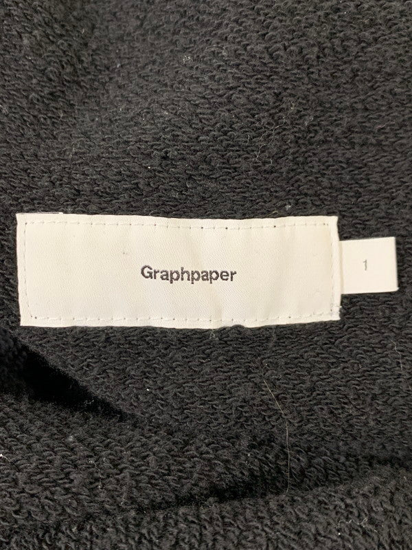 【中古品】【メンズ】 GRAPAPAPER×LOOPWHEELER グラフペーパー ループウィラー SWEAT PANTS GU221-70003B スウェットパンツ メンズ ボトムス 151-260421-KS-33-min サイズ：1 カラー：ブラック 万代Net店