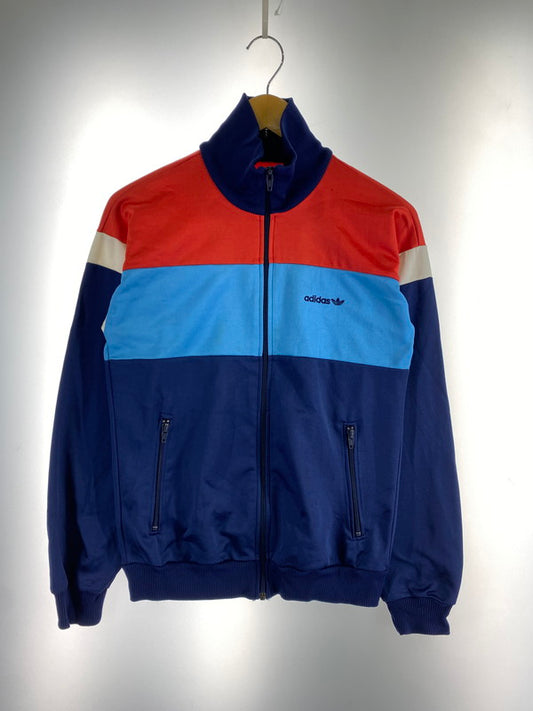 【中古品】【メンズ】 ADIDAS アディダス 80S 90S TRACK JACKET 80年代〜90年代 トラックジャケット ジャージ メンズ 146-260427-KS-23-min カラー：ブルー/レッド 万代Net店